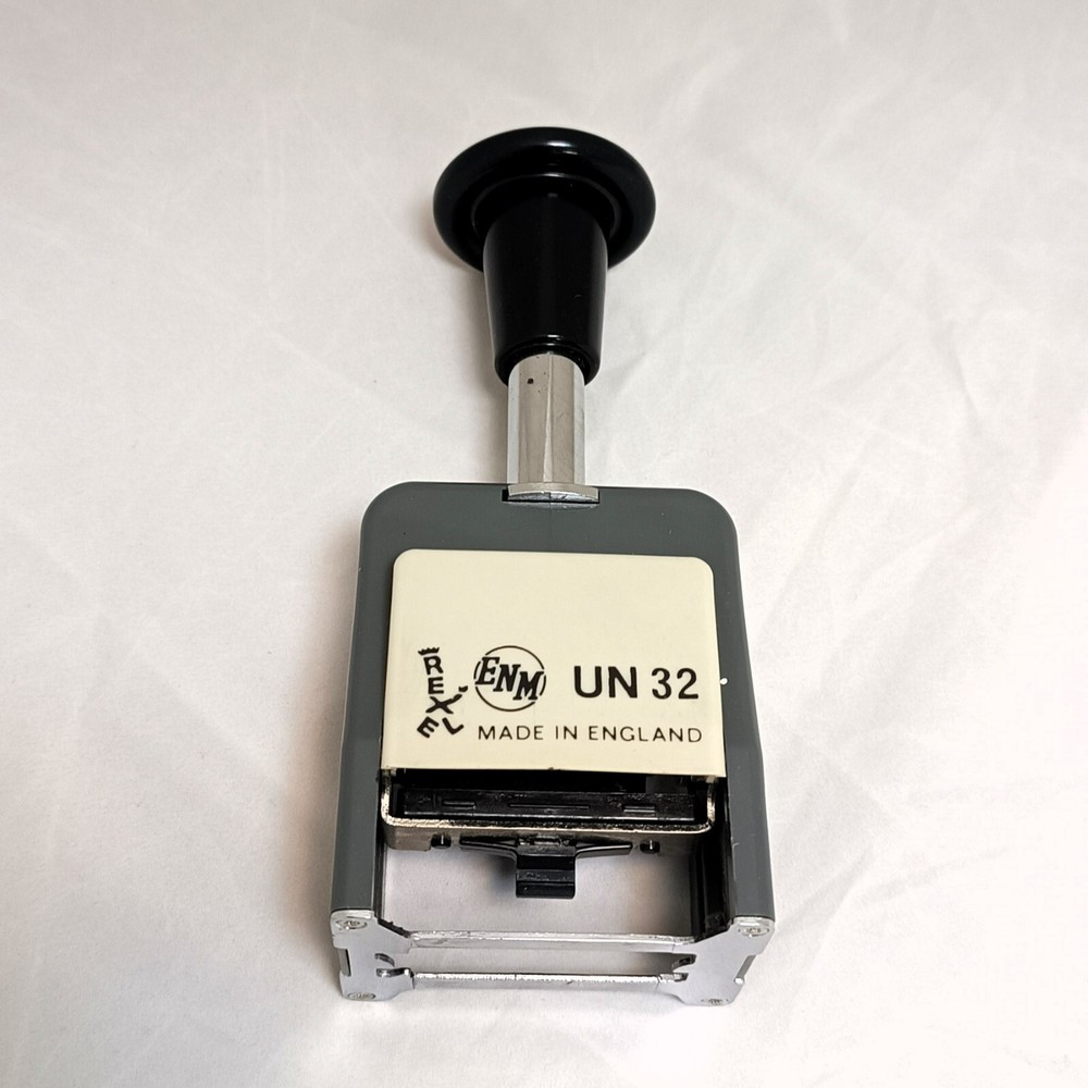 Rexel ENM Automatic Numbering Machine, Vintage Letterpress Machine