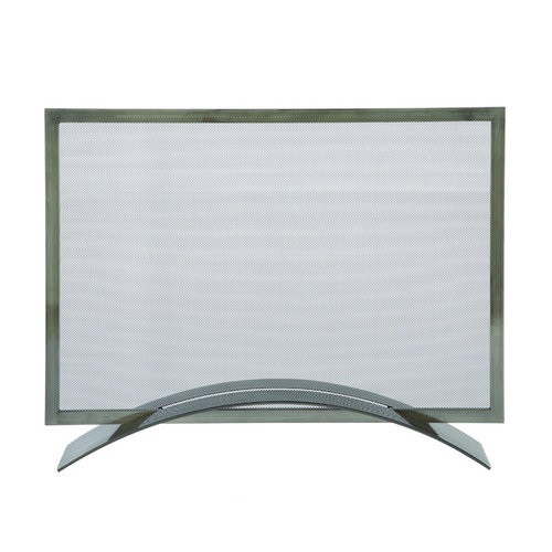 Pleasant Hearth Plated Pewter Fireplace Screen FA340S ***DAMAGED*************