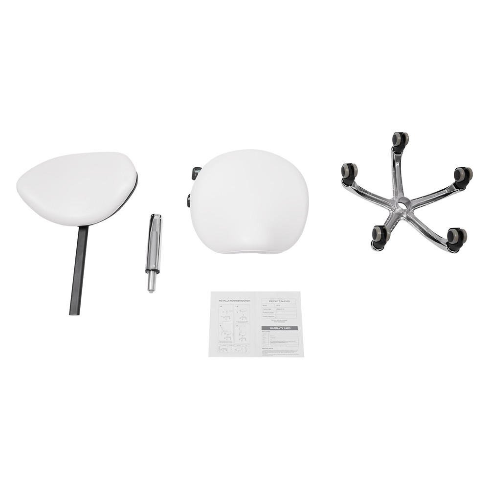 Ergolution Ergonomic Saddle Stool W/ Backrest -Work Stool,Office Stool-Seat