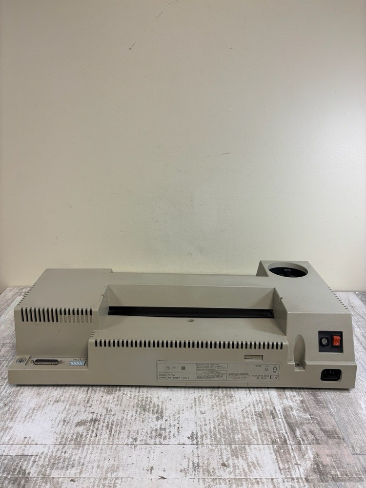 Vintage HP Plotter Model 7475a NO CABLE - Untested As Is Pen 1980's