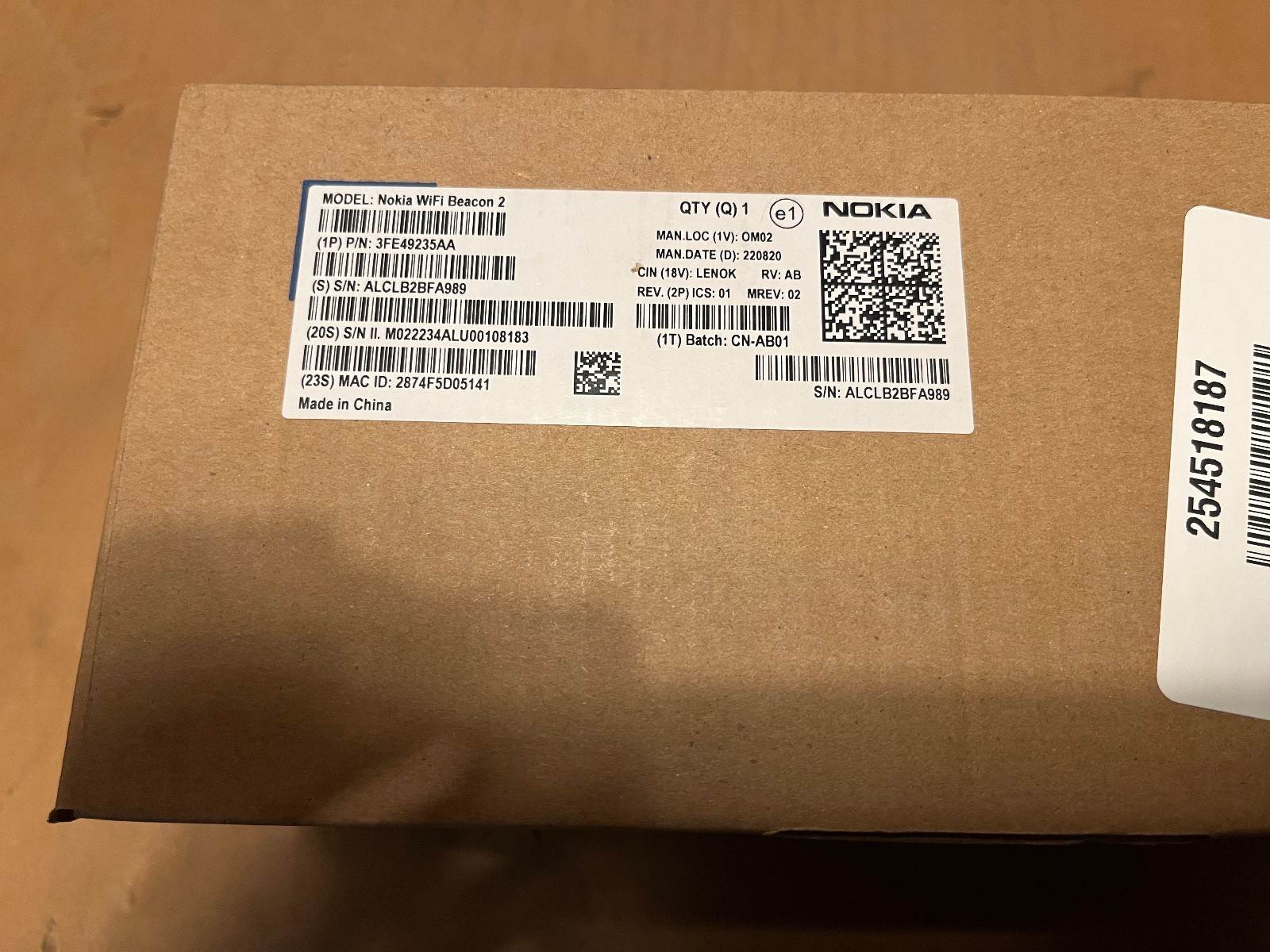 Nokia Beacon 2 Wifi 6 Mesh Router or Access Point/Wifi Extender