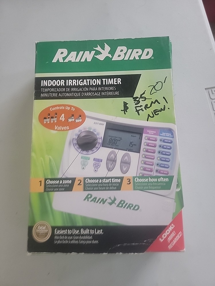 Rain Bird SST400I Simple To Set Indoor Timer/NEW