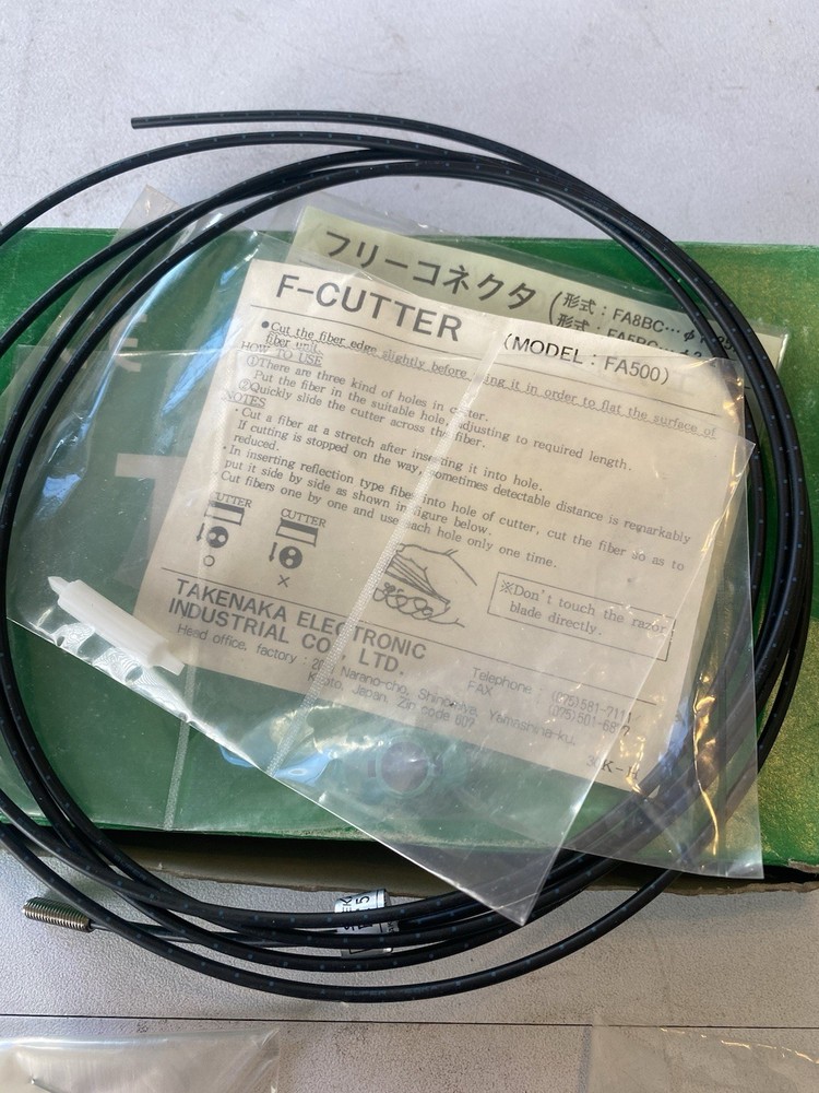 TAKEX F1R PHOTOELECTRIC AMPLIFIER SENSOR Kit.. MISSING SENSOR