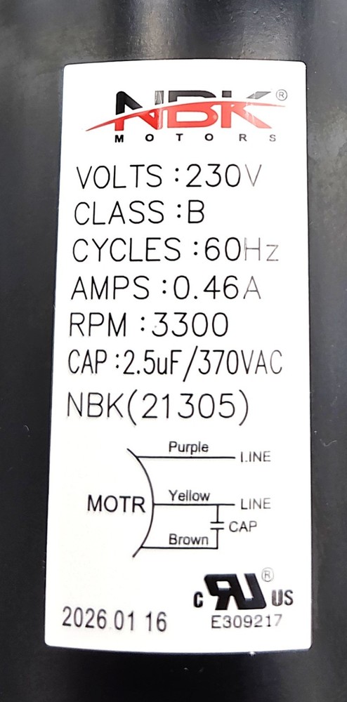 TEGRO REPLACEMENT FOR CARRIER 48VL400196 Inducer Motor Assembly