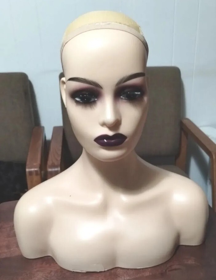 1pcs wholesale Female Mannequin Head with Shoulder for Display Wigs&more