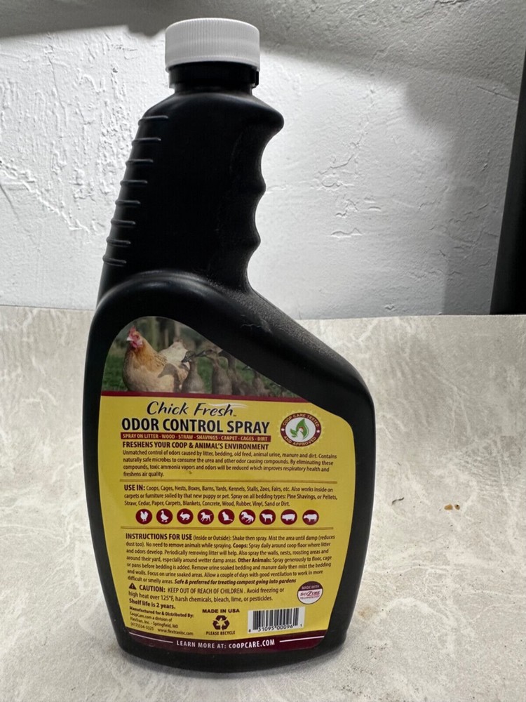 Chick Fresh - Odor Control Spray for Backyard Chickens