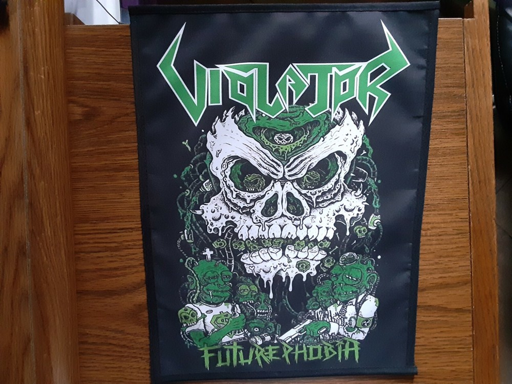 VIOLATOR,FUTURE PHOBIA,SEW ON SUBLIMATED LARGE BACK PATCH