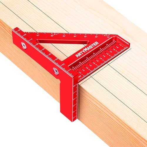 Mini 3D Multi-Angle Measuring Square Ruler, WT102C High 96mm Square Metric
