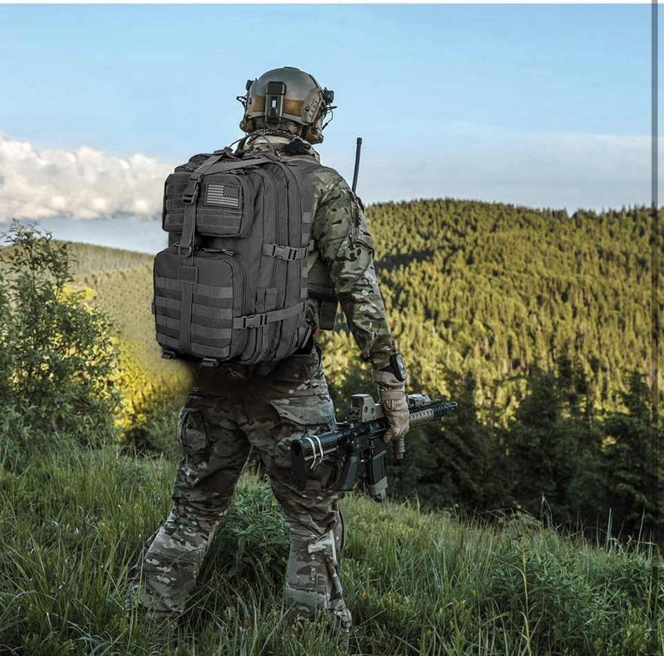 Wincent Multi Functional Military Assault Tactical Backpack w/ Double Stitching