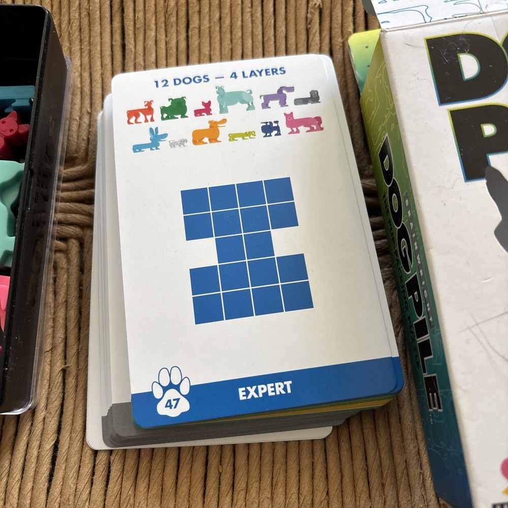 Brainwright DOG PILE Puzzle Game Complete