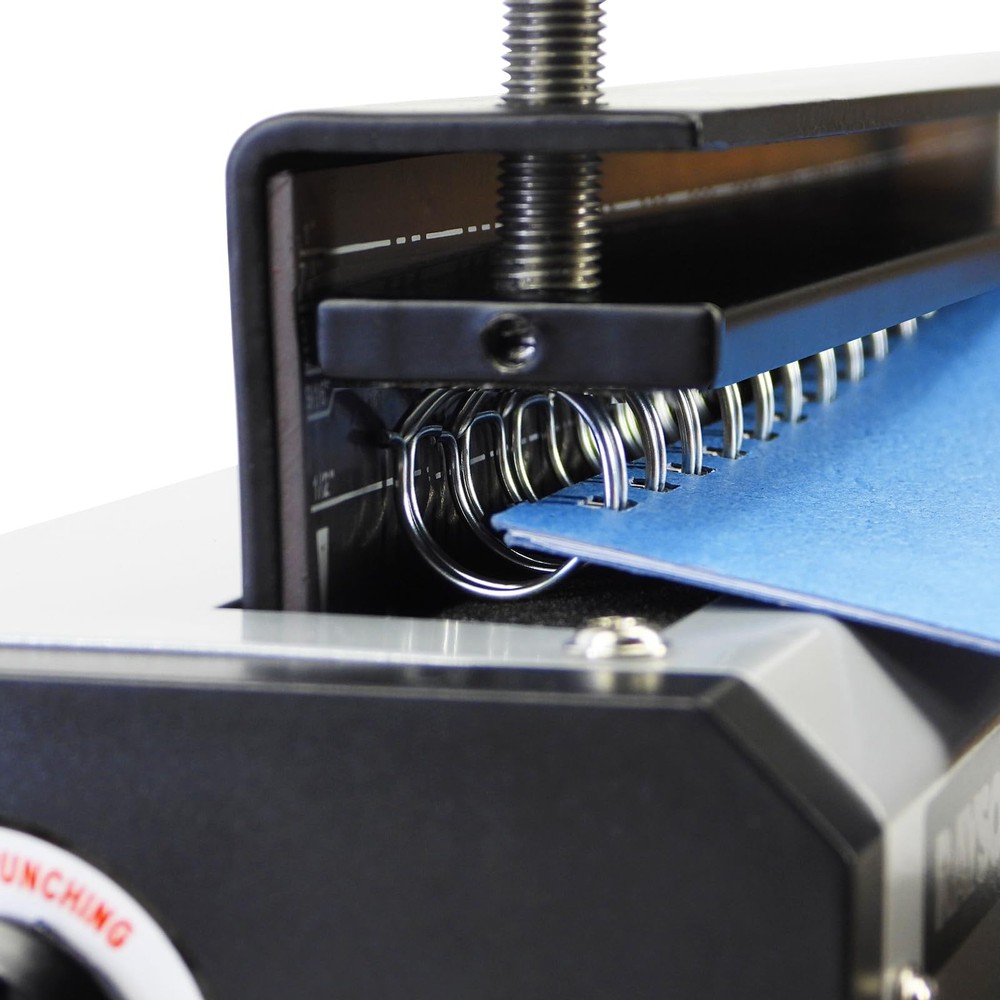 Rayson TD1222 Wire Binding Machine - 2:1 Pitch, Holes, 220 Sheet Binding..
