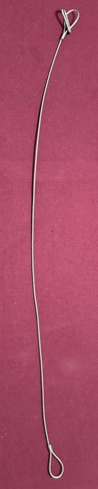 Stage Light Safety Cables 47”, Stainless Steel Security Cable.Multi Use/2PCS