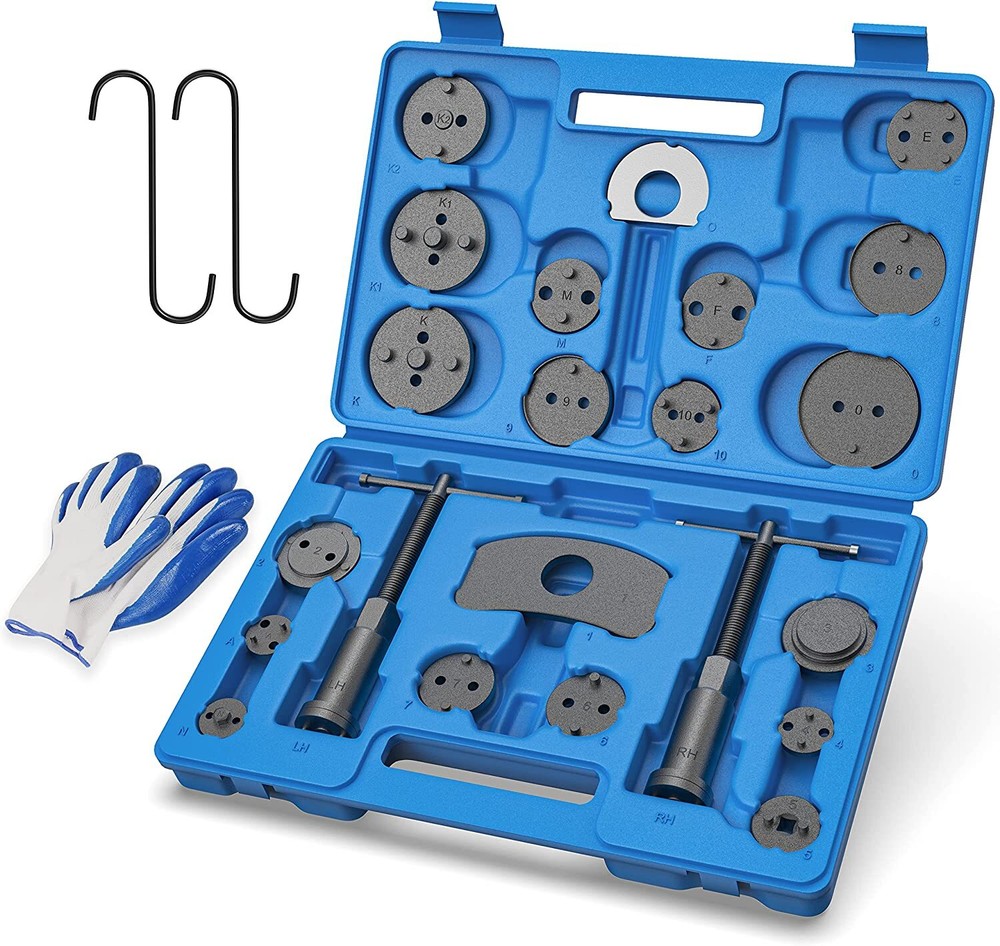 Universal Disc Brake Caliper Brake Piston Wind Back Rewind Hand Tools Total 27PC