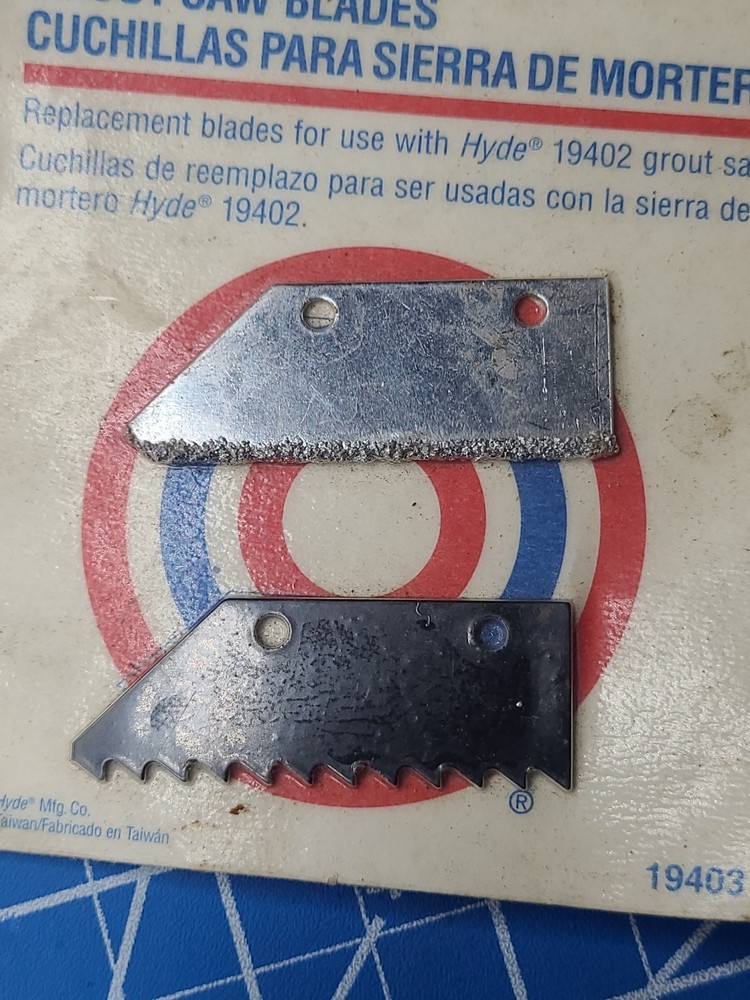 Hyde Tools Replacement Grout Saw Blades - 2 Pack - 19403