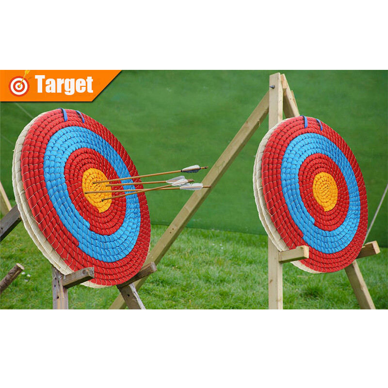 50cm Solid Straw Archery Target Hand-Made Arrows Target for Shooting Practice