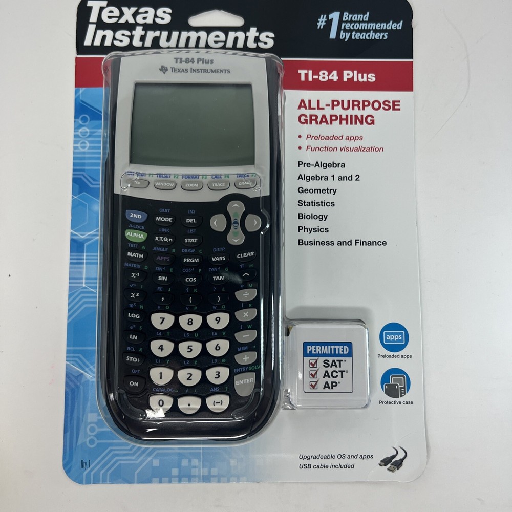 Texas Instruments TI-84 Plus Graphing Calculator , Black. *K*