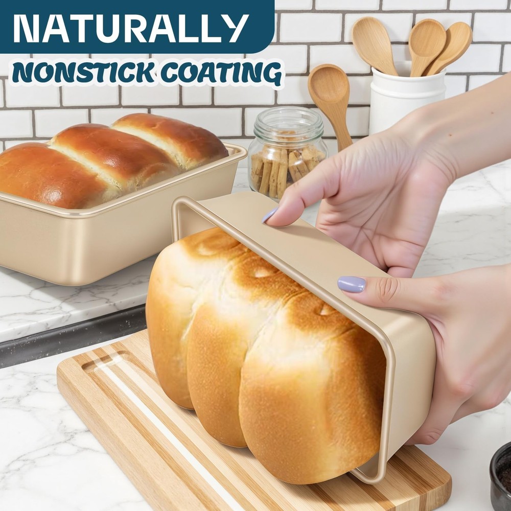 Baking Pans Set, Nonstick Stackable Bakeware Sets, Oven Pans for Cooking, 6 P...