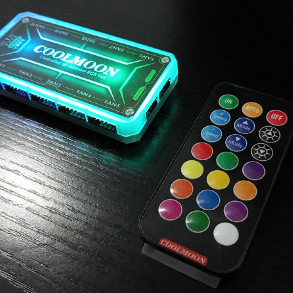 Remote Control Controller With Cable For RGB Cooling Fan Intelligent Controller
