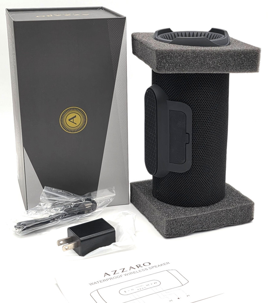 Azzaro Parfums Waterproof Bluetooth & Wireless Speaker New in Box
