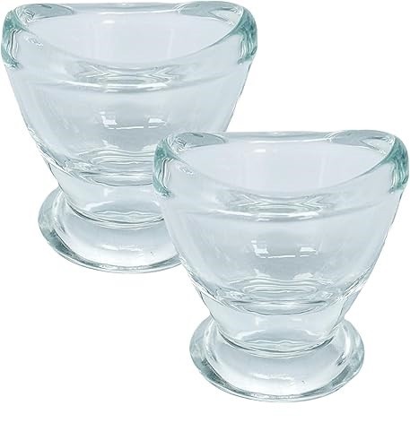 2 Pcs Glass Eye Wash Cups Eye Wash Cleaner for Eye Rinse,Portable Eye Care Tools