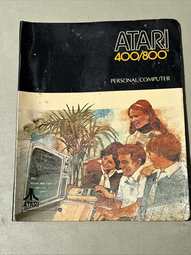 Atari 400/800 Personal Computer Basic Reference Manual USED Vintage