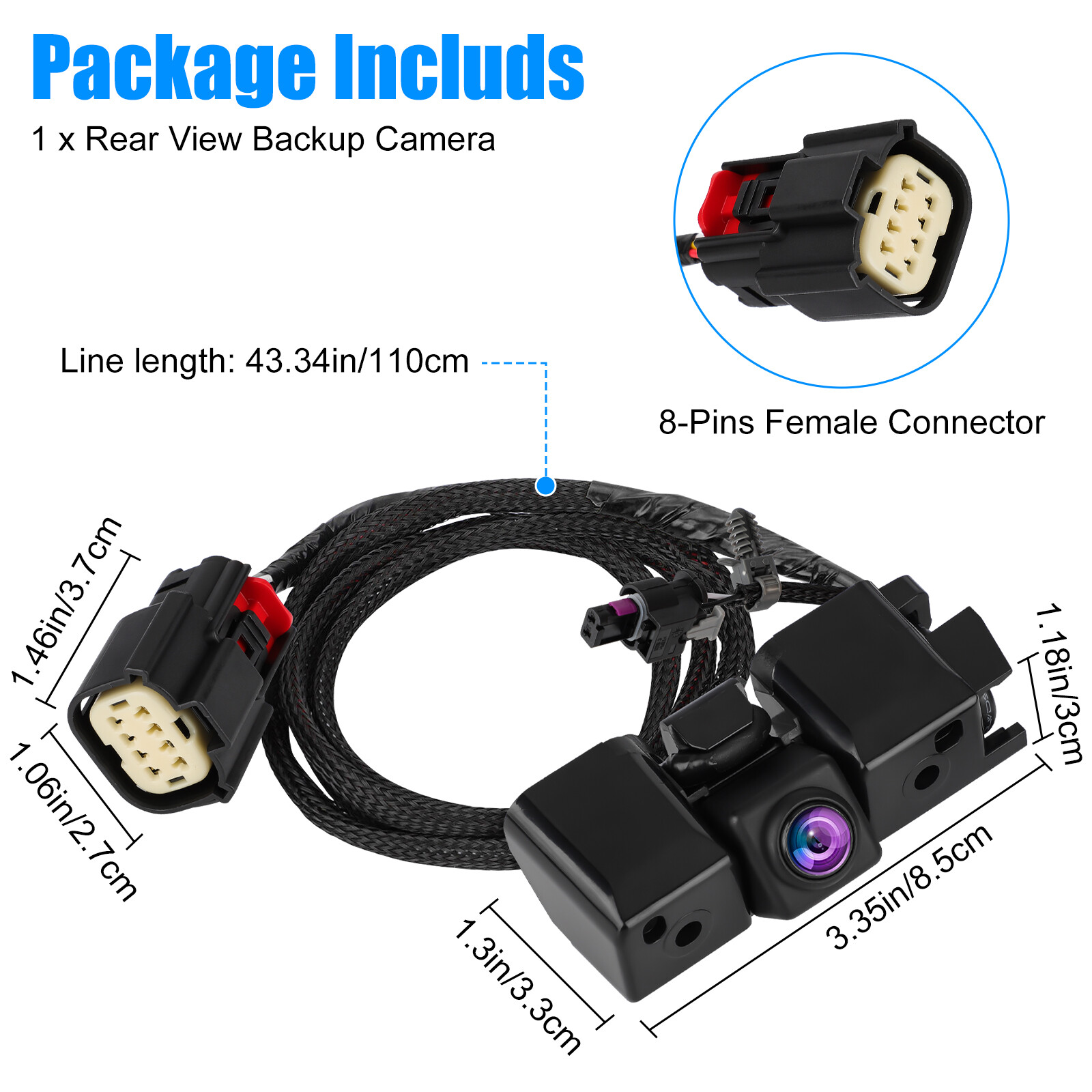 84062896 Rear View Parking Backup Camera For Chevy Silverado/GMC Sierra 2016-19