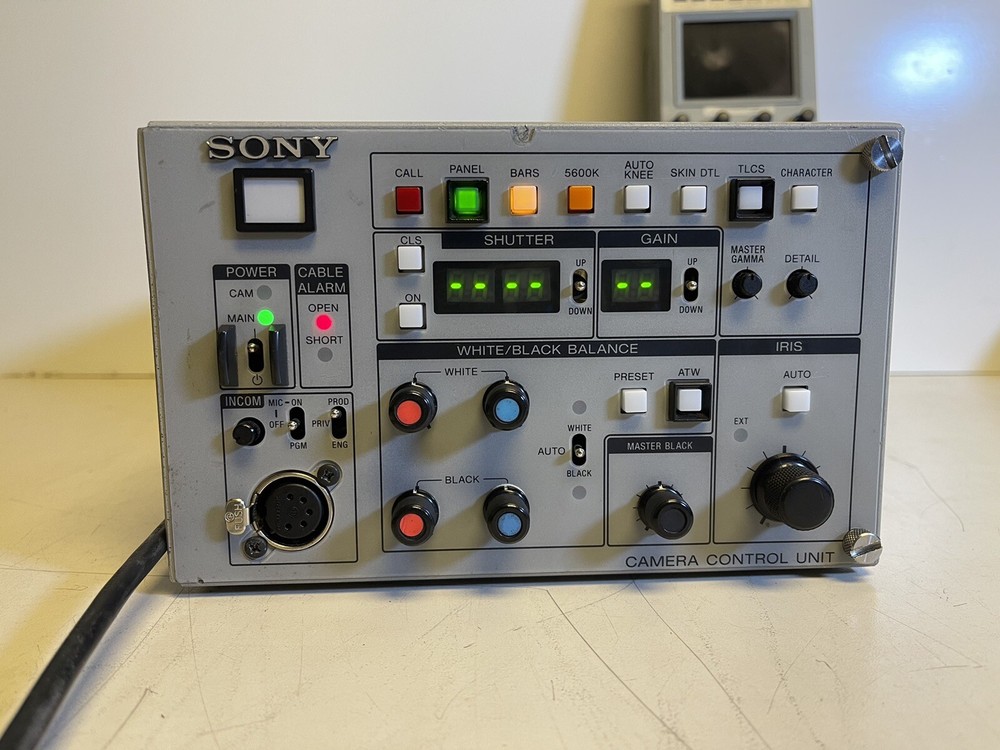 Sony CCU-TX50 Camera Control Unit W/ RCP-D50 Remote