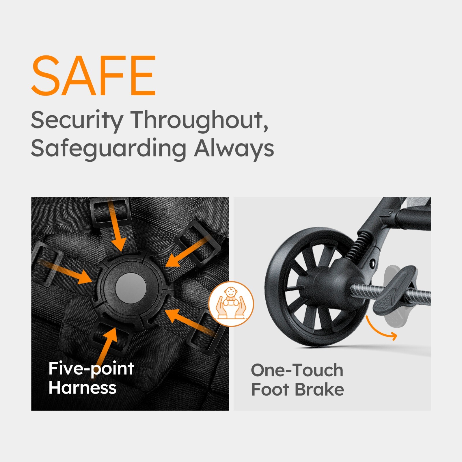 Ultra Air X Ultra-Light Stroller for Airplane 9.9lbs Carbon Fiber Compact Travel