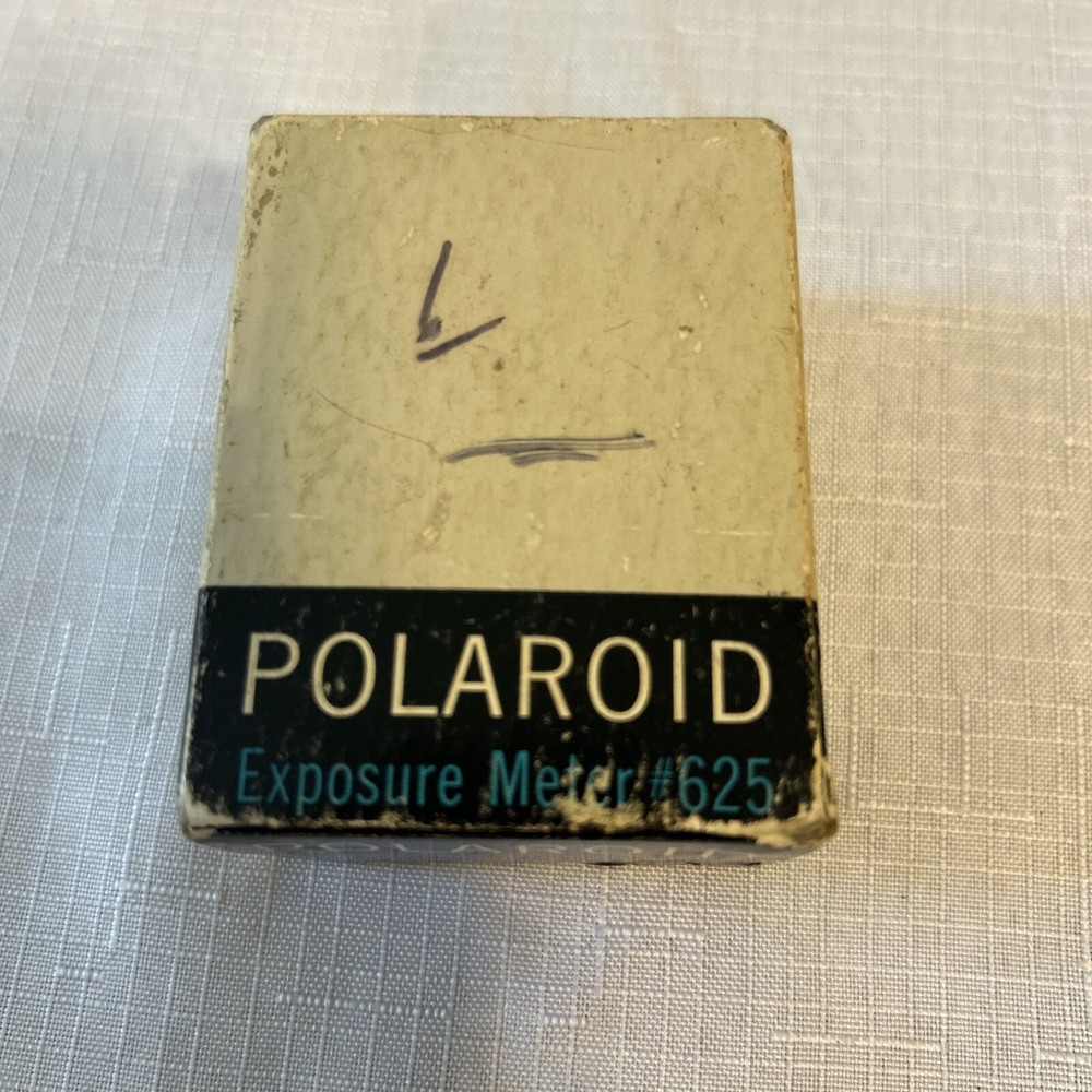 Vintage Polaroid Exposure Meter Model 625 With Box