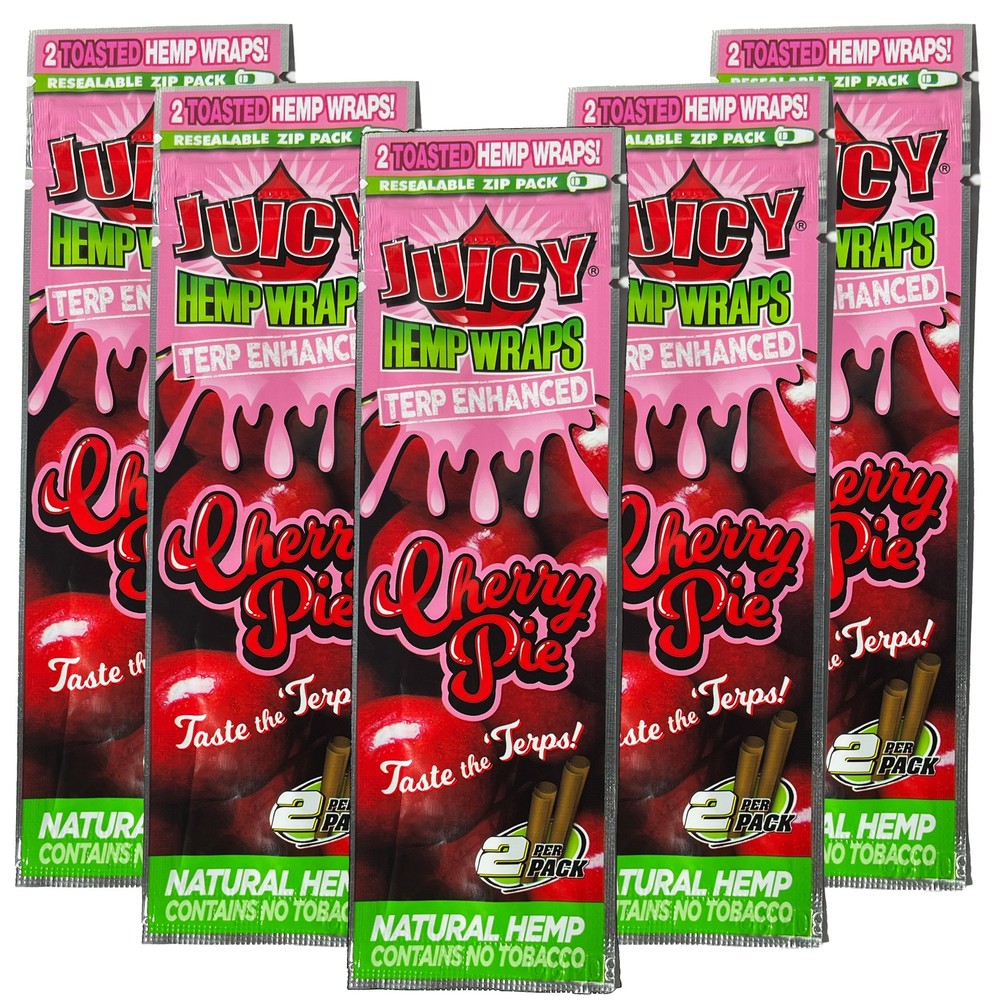 Juicy Enhanced Wraps - Cherry Pie - 5 Pack
