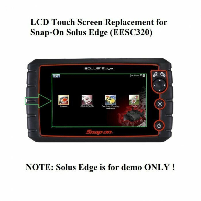 New LCD display + Touch Digitizer Panel For Snap On Solus Edge EESC320 Scanner