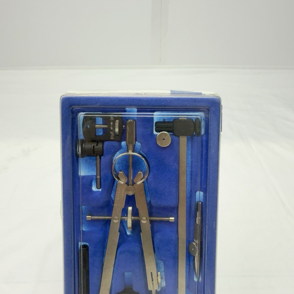 Charvoz 10-3313 Compass Drafting Instruments Set With Case Germany