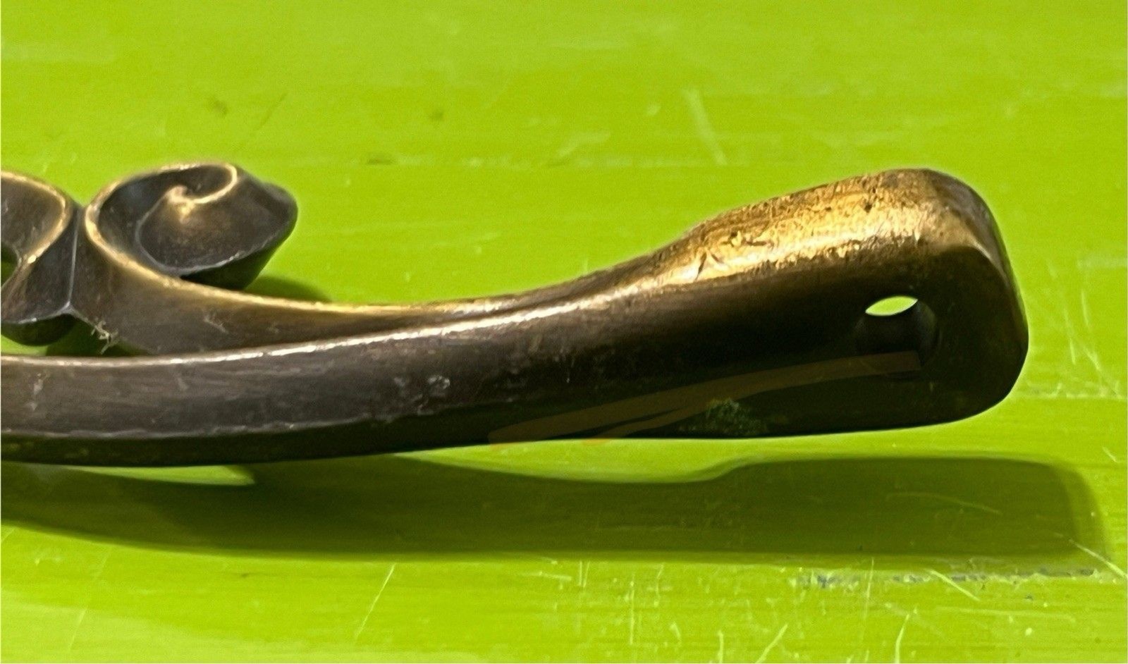 Lot of 4 Brass Vintage Drawer Pulls Closet Handles 8" Length