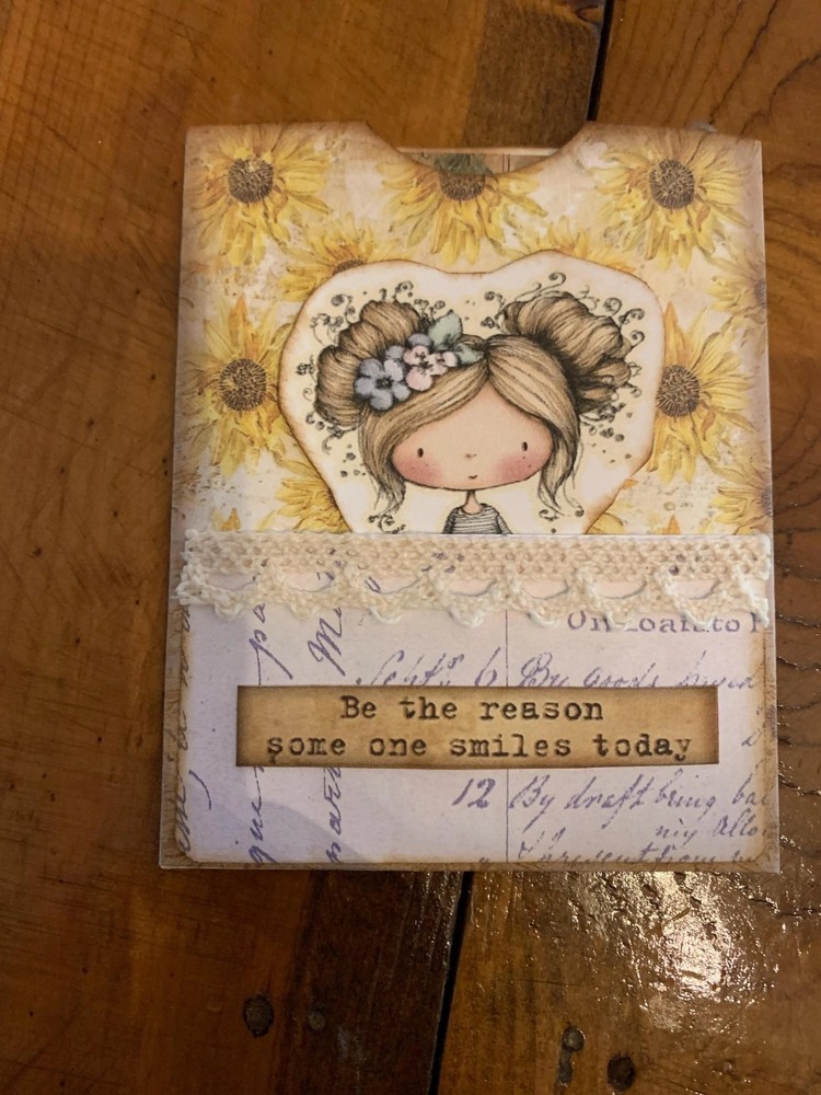 Sunflower Junk Journal Pocket