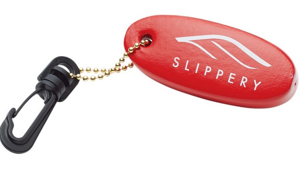 Slippery Float Keychain Red