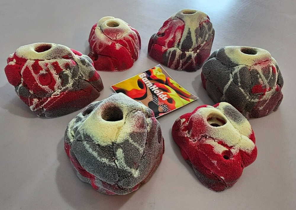 CUSTOM Rock Climbing Hold set Made to Order, Shellbacks 100% Unique Pour Set