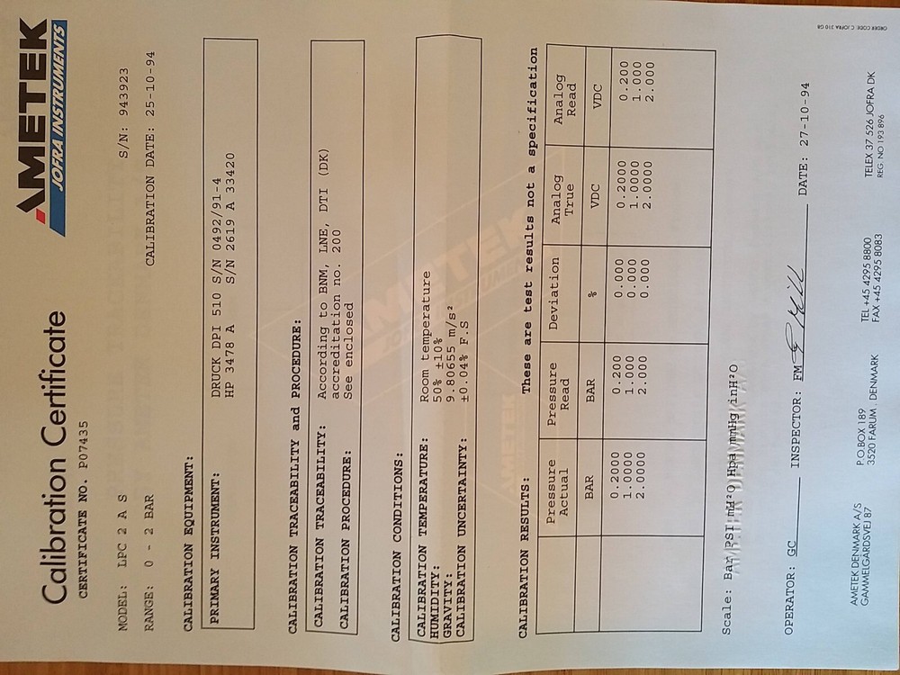 Jofra LPC 2AS and MultiLoop Calibrator