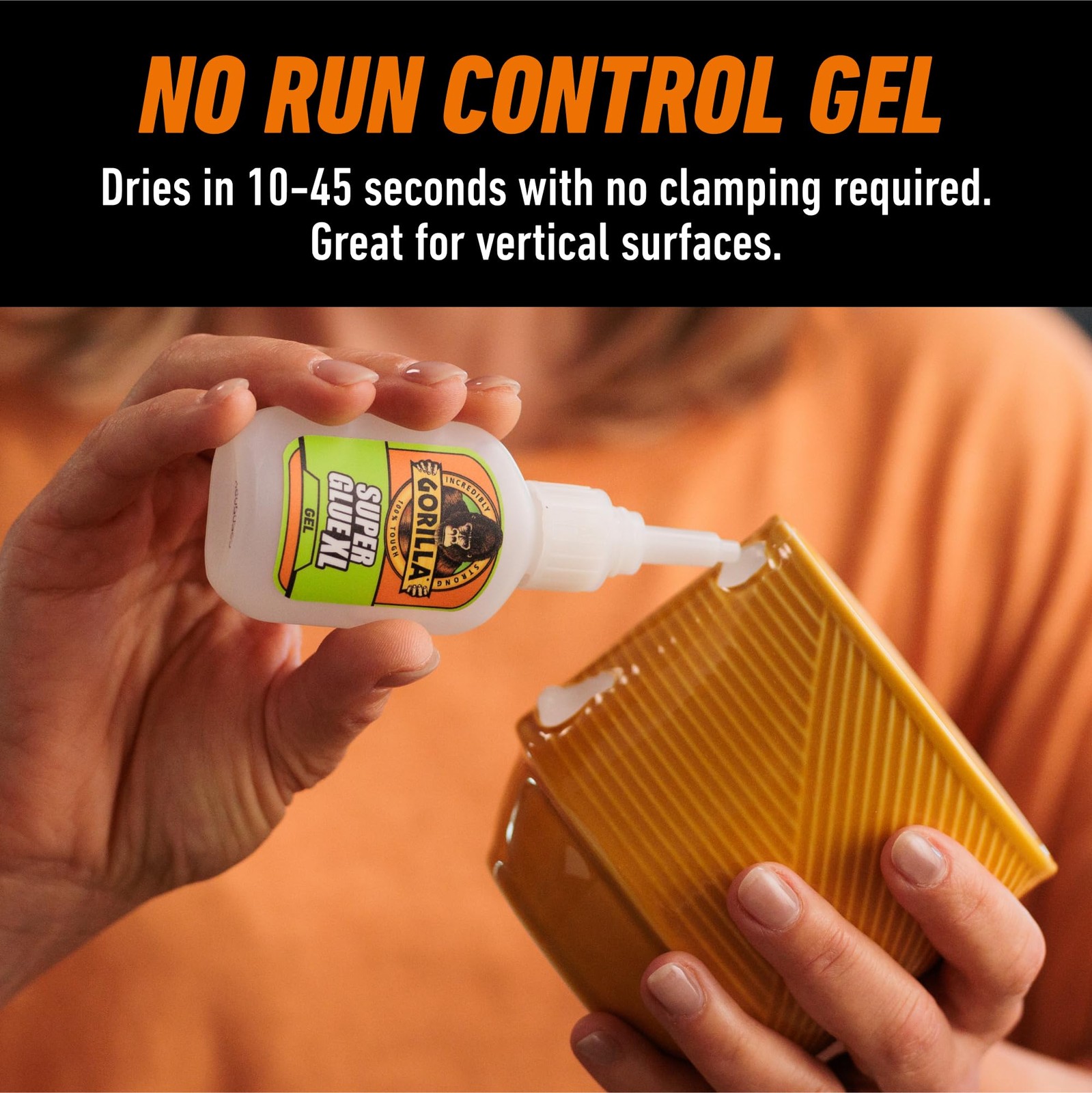 Gorilla Super Glue Gel XL 25g Clear Fast-Setting All-Purpose Craft Repair