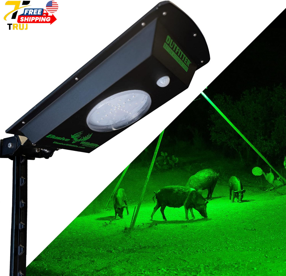 Kill Light Outfitter Solar-Powered Feeder Light Night Hog Hunting Motion-Activat