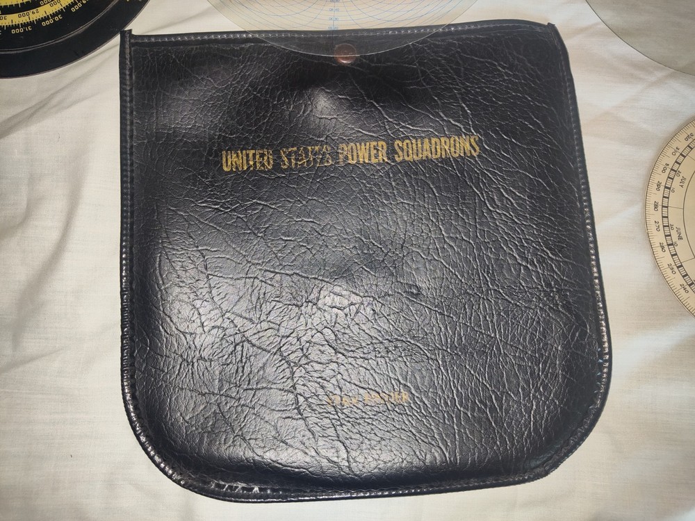 WWII-era Pilot's Altitude Correction Computer, Star Finder, Case