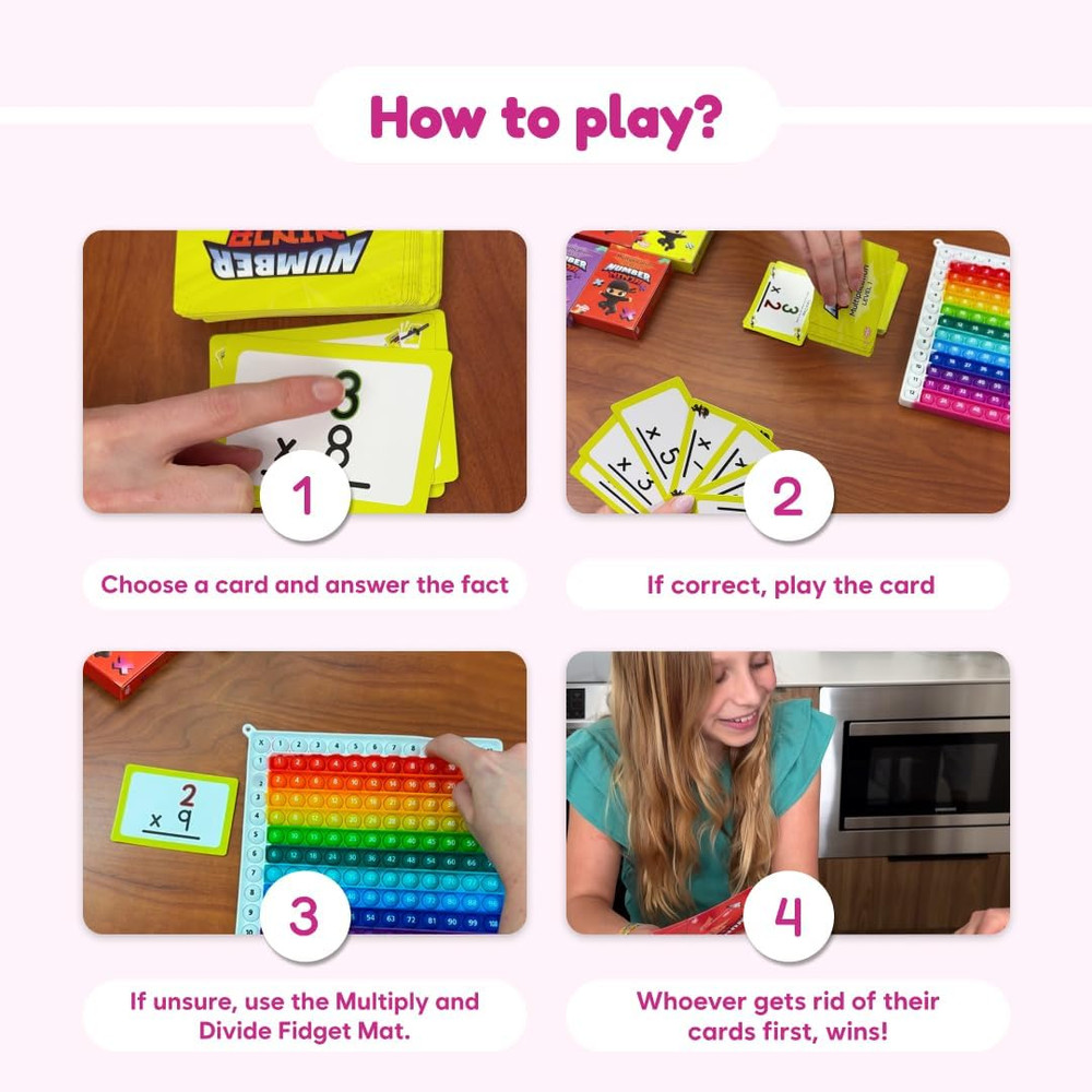 Number Ninja – Multiplication & Division Game for Grades 2–4 | Fun Learning Acti