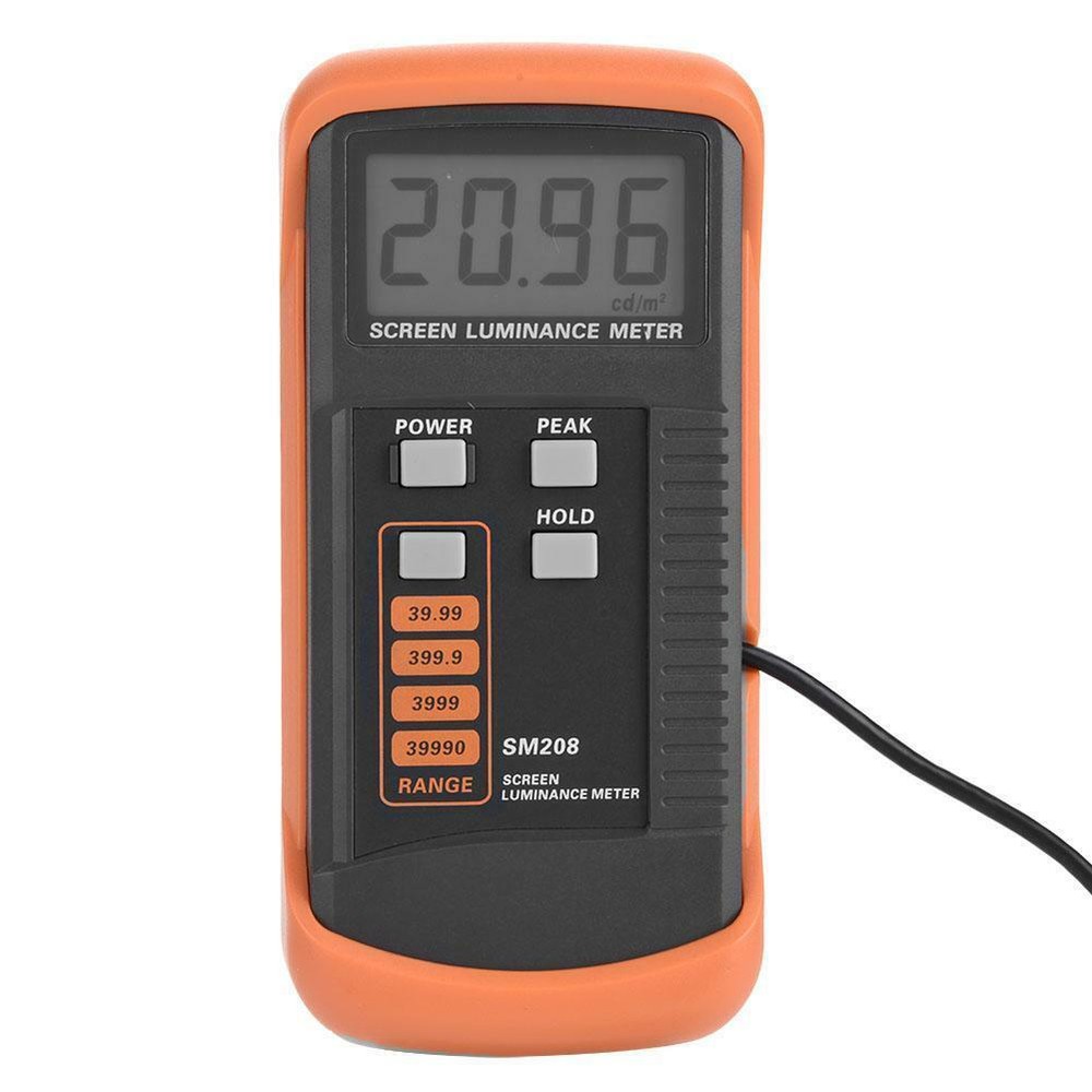 New SM208 Digital Screen Brightness Light Meter Luminance Meter 0.01-39990cd/m2