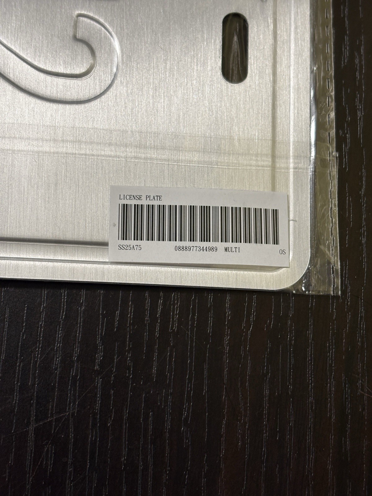 Supreme New York License Plate SS25