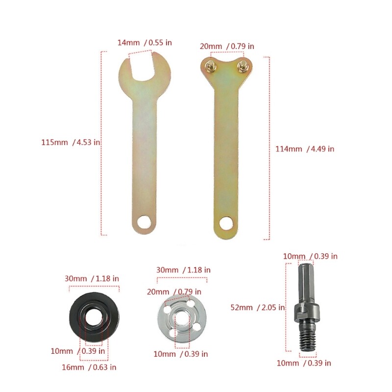 Drill Attachments Adapter Tool for Converting Electric Drill into Angle Grinders