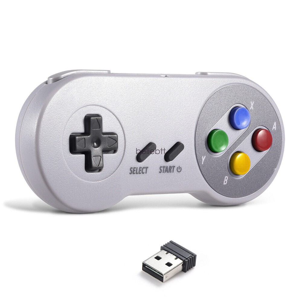 Wireless USB SNES Controller Joystick Gamepad For PC MAC Raspberry Pi Windows