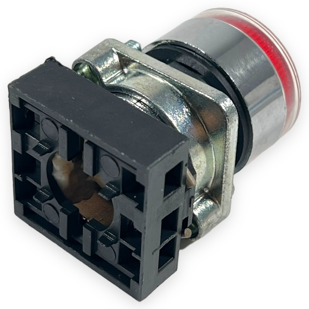 Push Button Installation Size Ø22Mm Red Illuminated For Ascaso