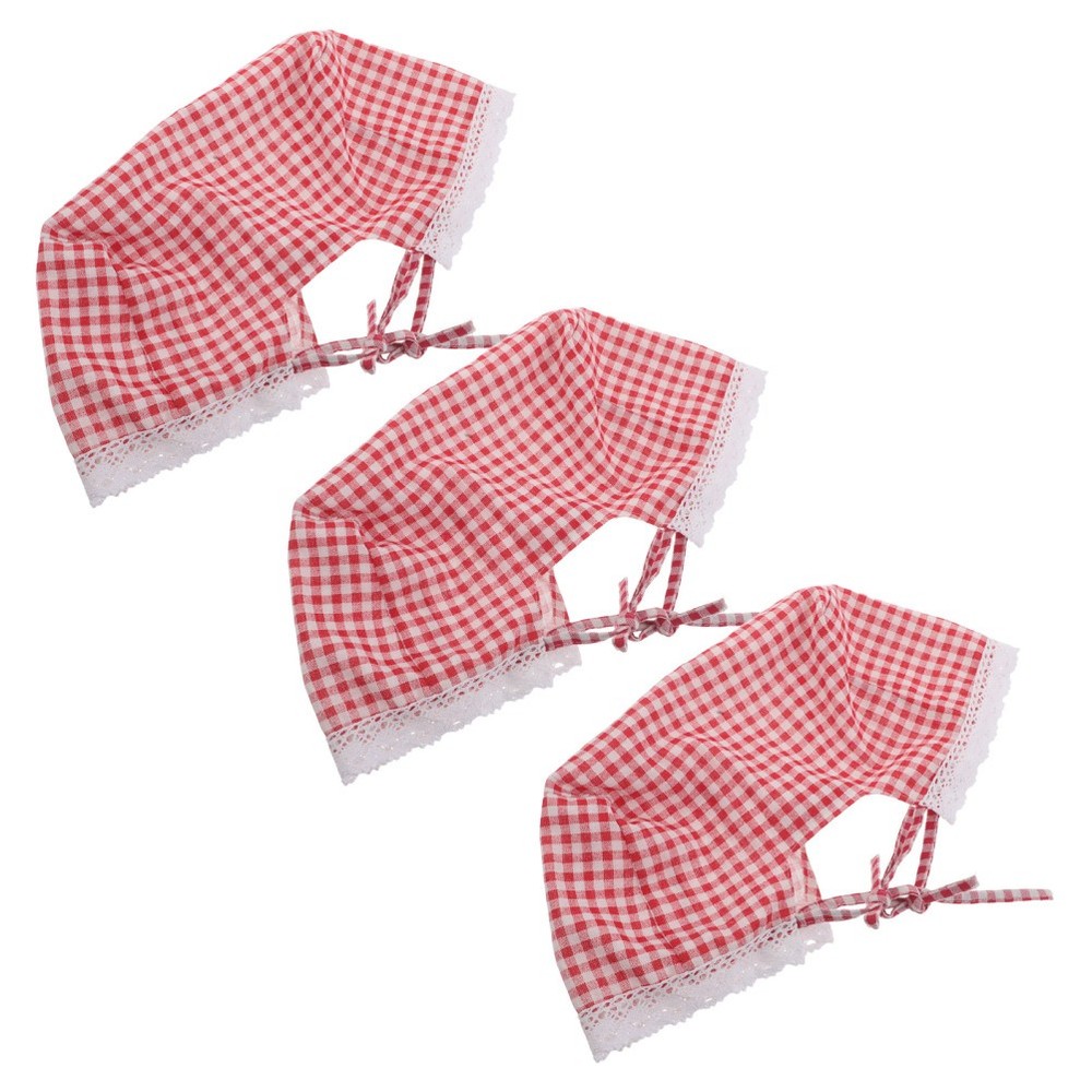 3 Pcs Rattan Storage Basket Cloth Cover Easter Liner Inserts Liners