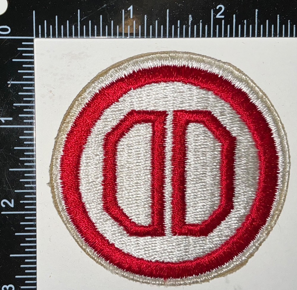 WWII US Army 31st Infantry Division WHITE EDGE Patch