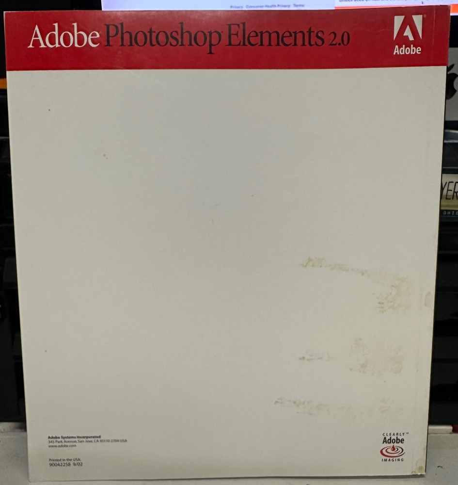 Software Manual: Adobe Photoshop Elements 2.0 User Guide