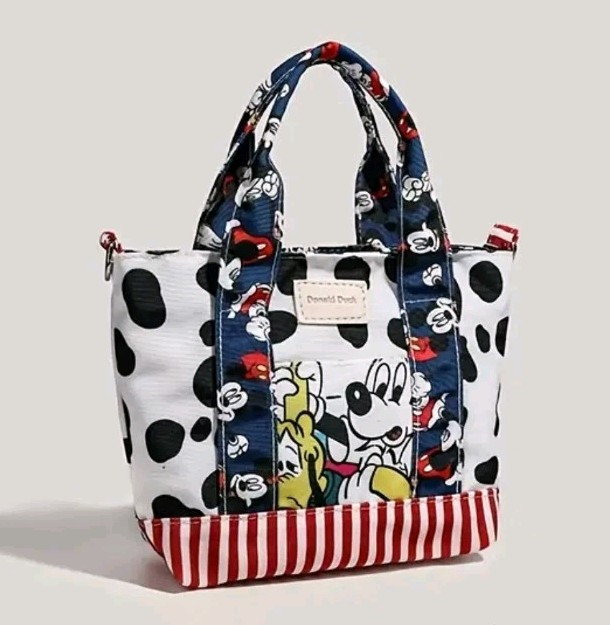 Disney Mickey Mouse ✨Canvas Handbag By Donald Duck Design ✨